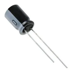 50V 100UF aluminum electrolytic capacitor