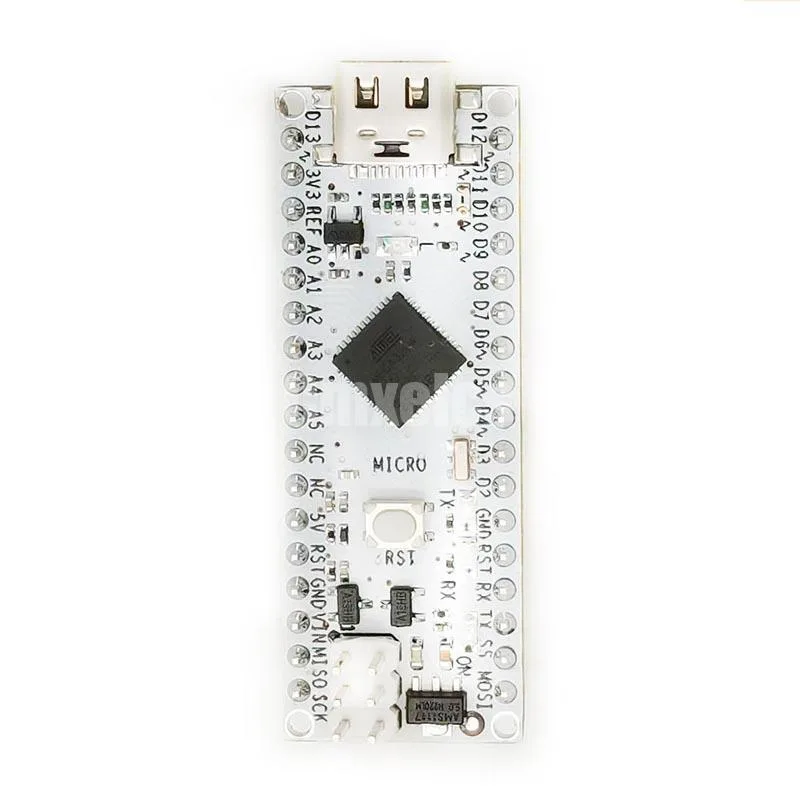 White Color Pro Micro Development Board for Arduino IDE Programming 1 White Color Pro Micro Development Board for Arduino IDE Programming