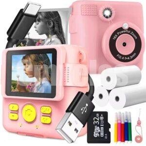 Cmxelcs Kids Camera Instant Prints