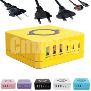 Cmxelcs Multi usb charger, wireless charging usb charger