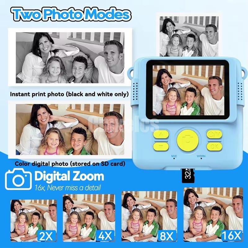 Toddler Baby Digital Camera Toys for Children Christmas Gift