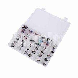 Plastic box of 37 in 1 sensor module kits