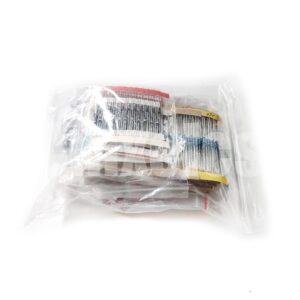 Cmxelcs Electronic Components Kits, LED Resistor Diodes Transistor Electrolytic Capacitor Assortment with Plastic Box Packing