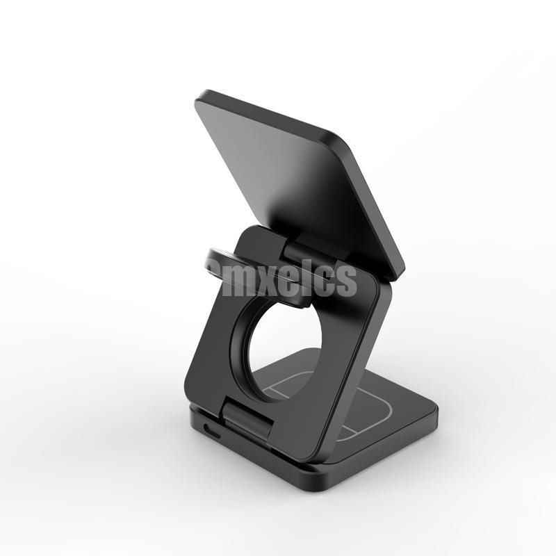 3 in 1 Foldable Mobile Phone Wireless Charger,support for magsafe charging - Image 2