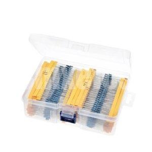 2600PCS 0.25W 14W Metal Film Resistor Kits for Arduino IOT Project Development Board with package