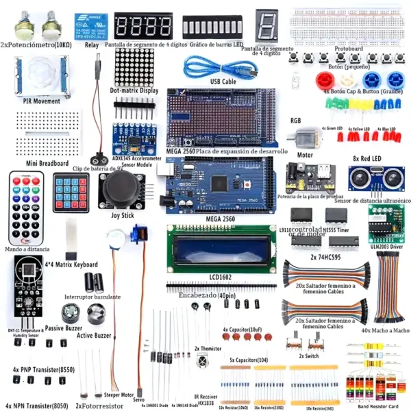 ATmega2560 MCU Programming STEM Education for Arduino Mega Starter Kit