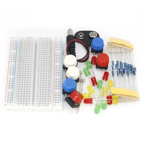 Basic electronic components pack for Arduino Uno R3 Development Board Learning