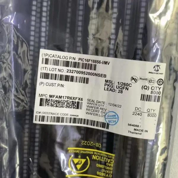 Microchip IC MCU PIC16F18856-I/MV