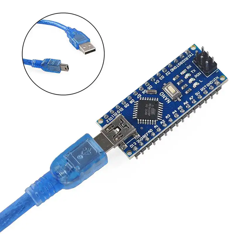 Mini Development Board for Arduino Nano V3.0 with usb cable