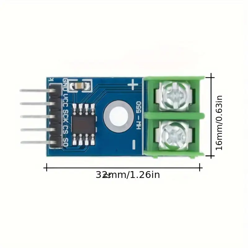 size of max6675 sensor module