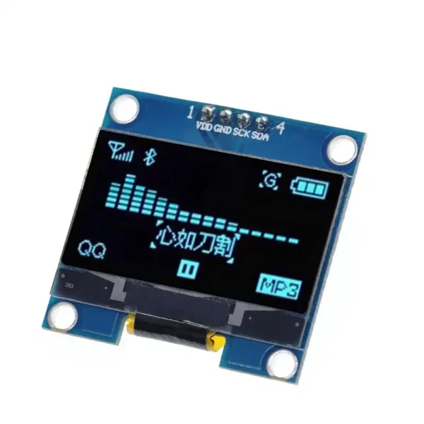Chengsuchuang i2c oled module,12864 4 Pin Blue Text I2C 1.3 inch tft screen
