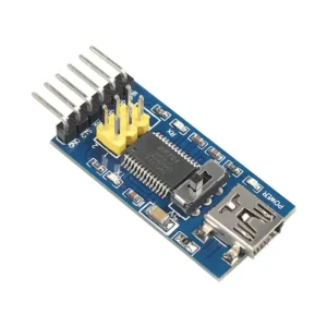 Blue PCB Cmxelcs FT232RL FTDI Module, Mini USB to FTDI TTL FT232 Downloader Conveter Module