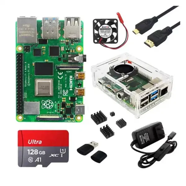 Cmxelcs Mini PC 2G 4G 8G Motherboard for Raspberry Pi 4 Kit