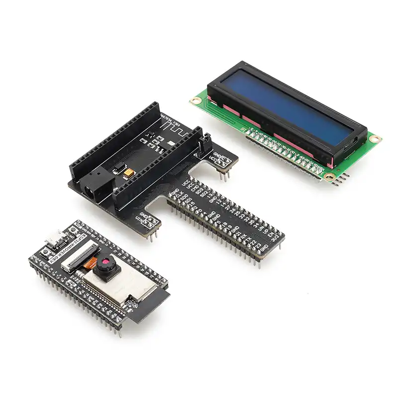 Detail of the esp wrover dev board