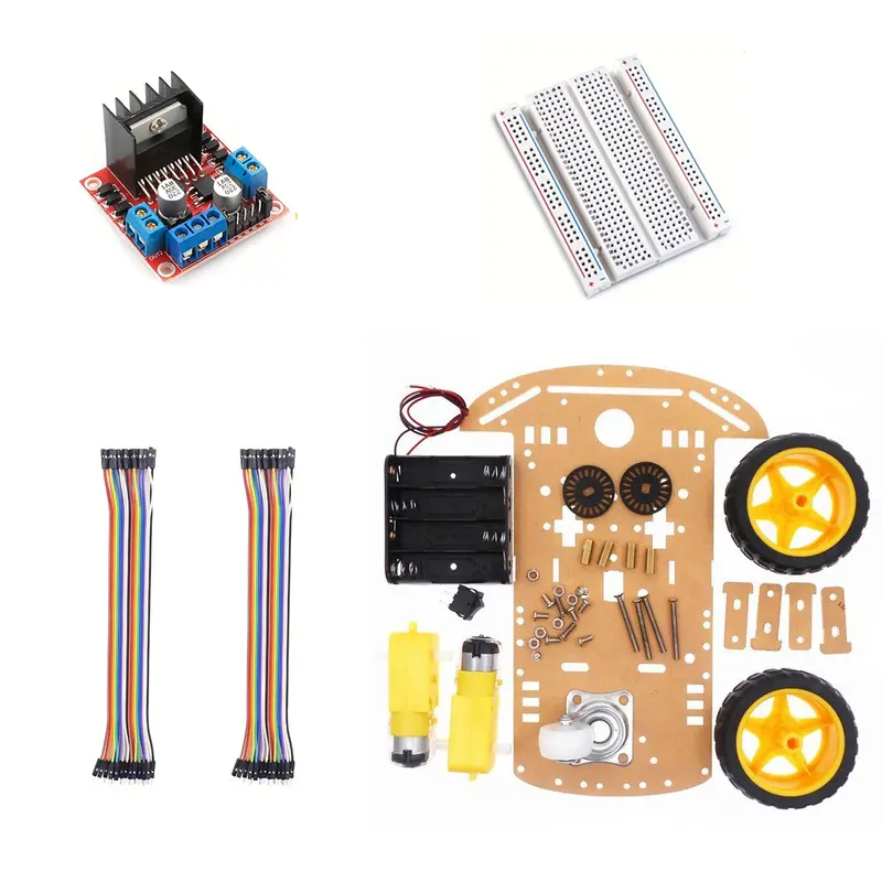 Unassemble STEM Education Robot Starter Kit for Arduino Car Kit