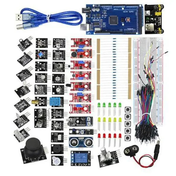 Chengsuchuang Stem Education Arduino Mega Kit Atmega2560 MCU with Sensor Modules