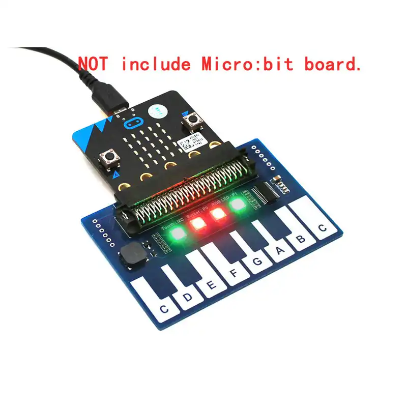 Micro Bit V2 is not included with Piano Key Board shipment