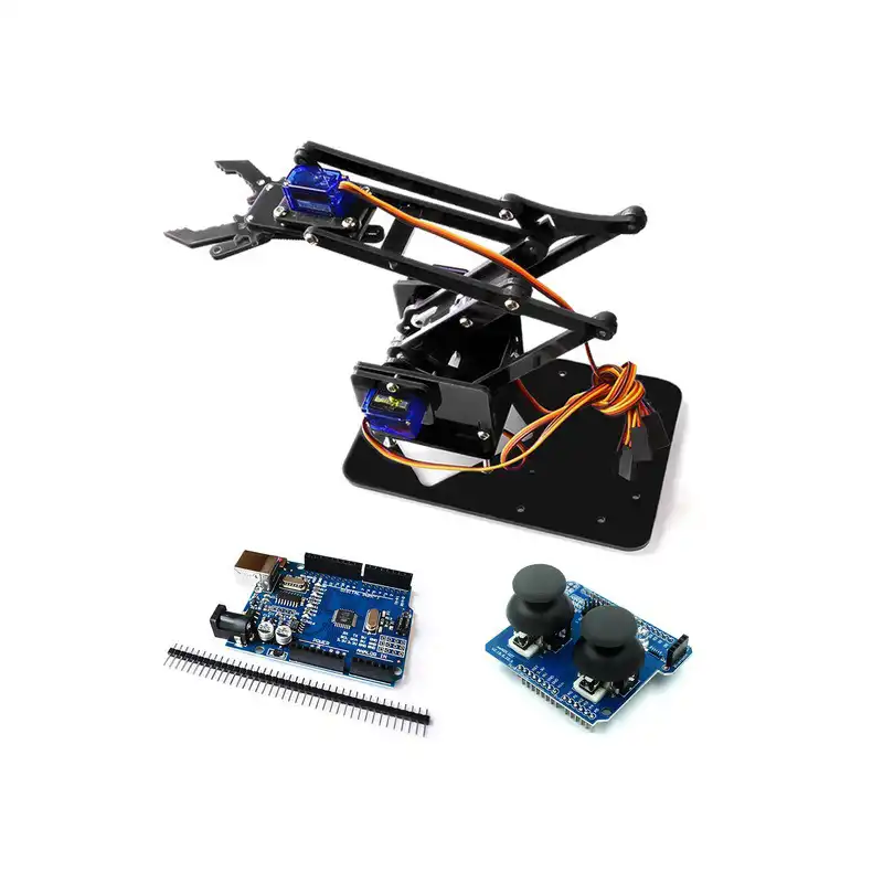 Black Color DIY Robotic Arm for Arduino Starter Kit