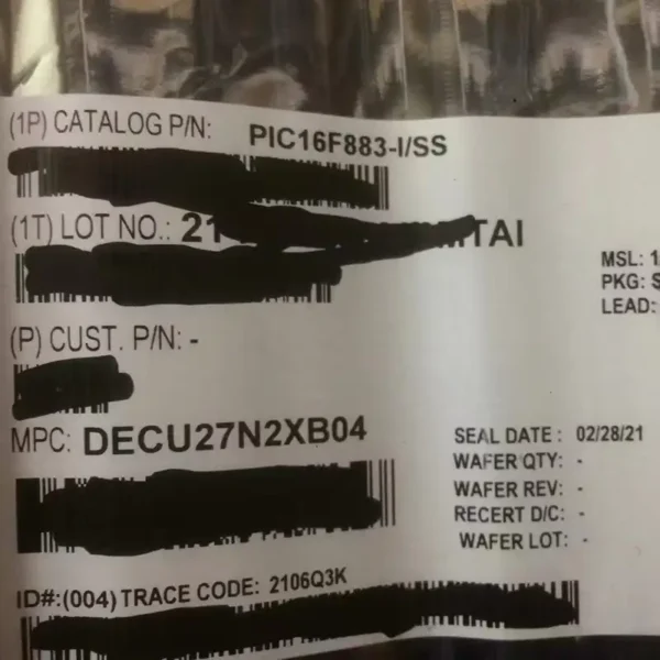 PIC16F883-I/SS for Microchip MCU IC Distributor