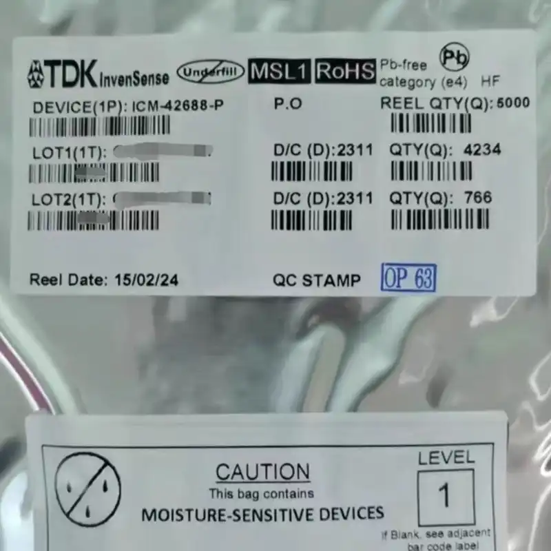 Chengsuchuang Sensor IC ICM-42688-P, Electronic Components Supplier from original