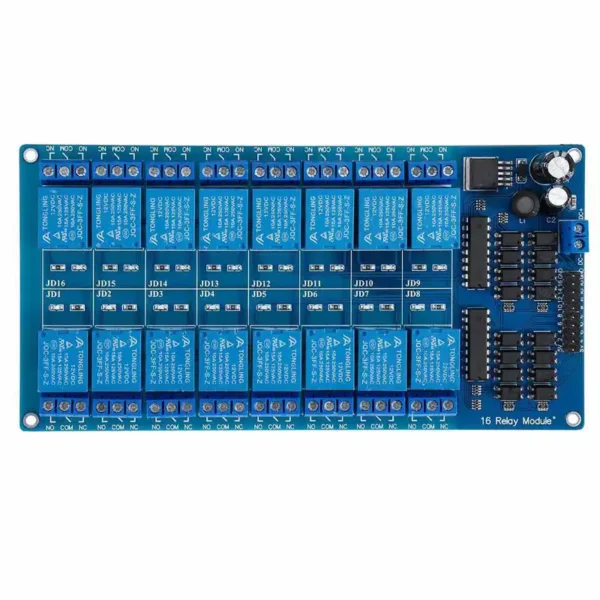 5V 12V 24V 16 channel Relay Card Module with Optocoupler Isolation cmxelcs