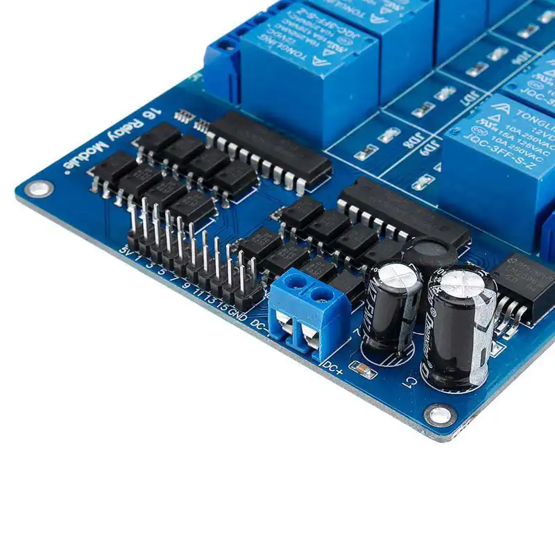 5V 12V 24V 16 channel Relay Card Module with Optocoupler Isolation
