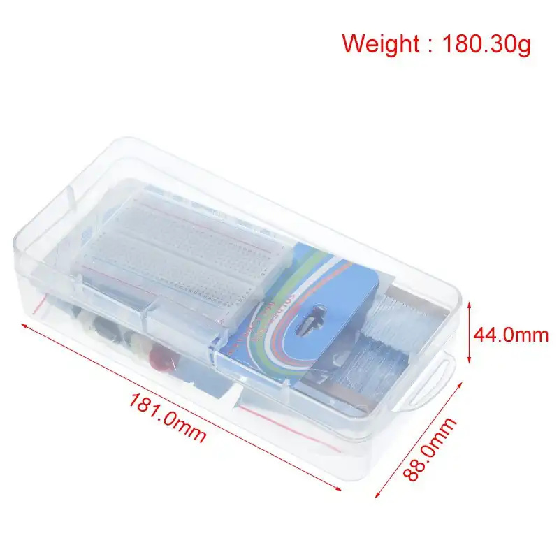 Packing Size of Basic Development Board for Arduino Learning Kit