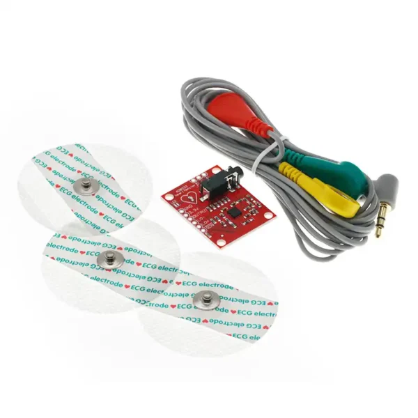 AD8232 Sensor Module for ECG Data Collection and Monitoring Application