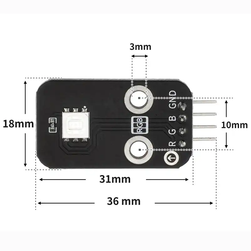 PCB Size of RGB LED Module