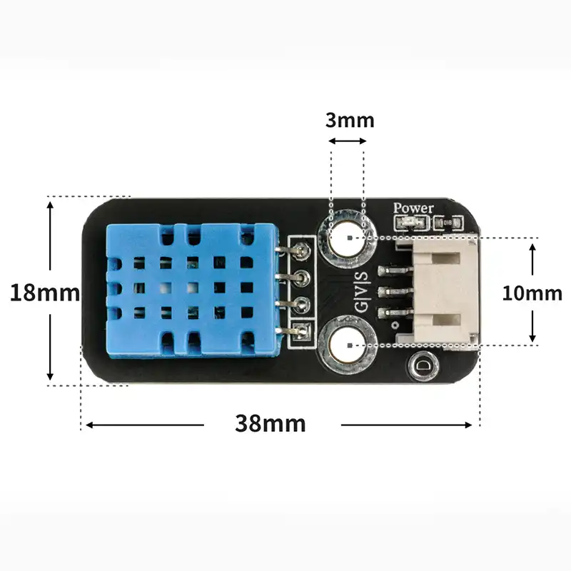 PCB Size of DHT11 Sensor Module