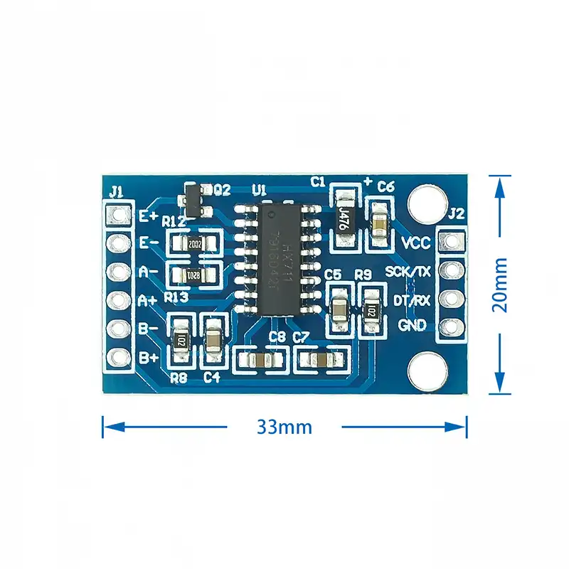 PCB Size of HX711 Sensor Module