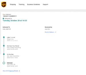 Costa Rica Order Shipment from Chengsuchuang