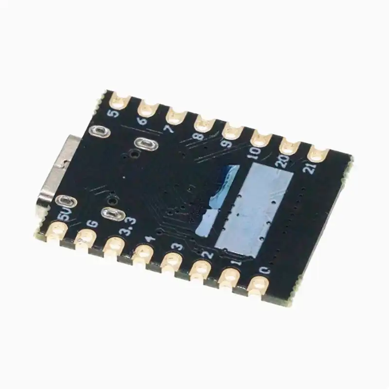 Backside of esp32-s3 super mini development board