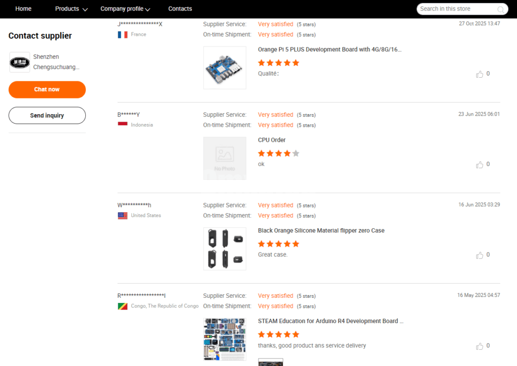 Our recent good feedback