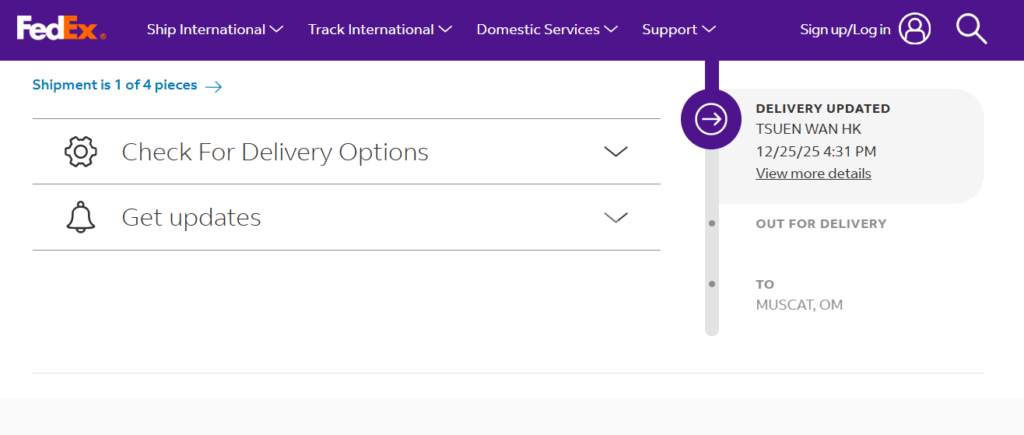 Oman order shipment from chengsuchuang