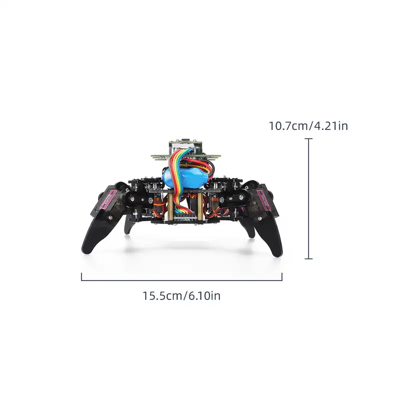 Size of the esp32 spider kit