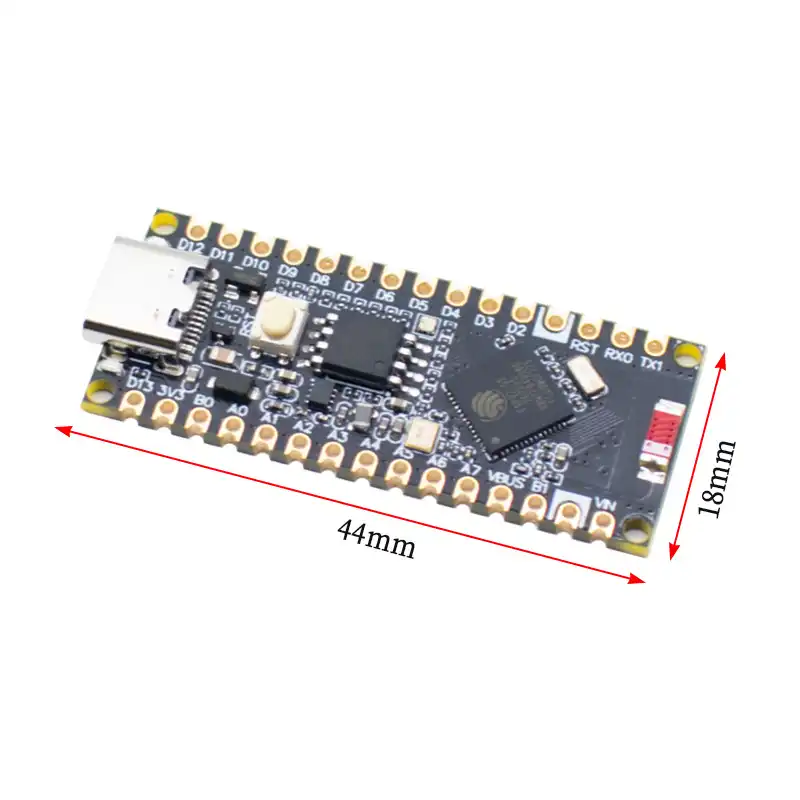 PCB Size of ESP32 S3 Nano Development Board
