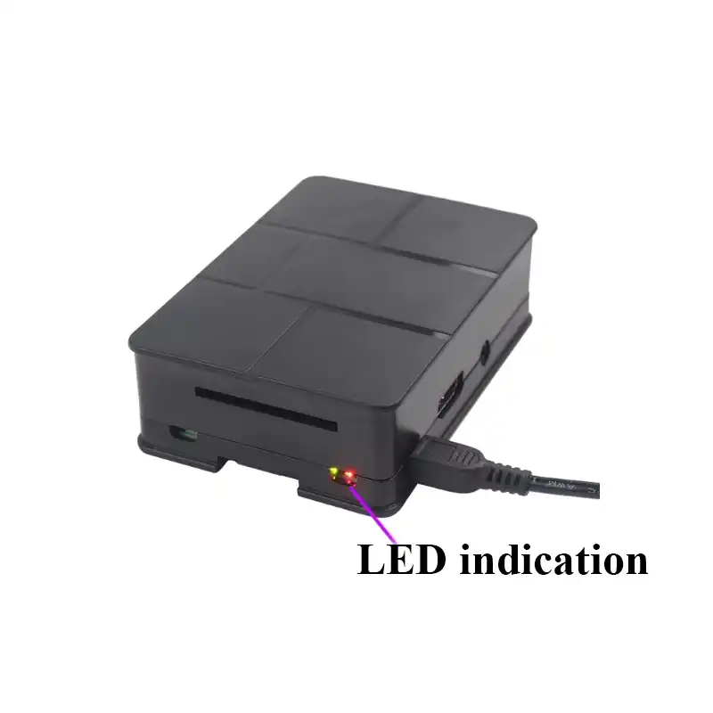 New Square Black Raspberry Pi 3 b plus Case