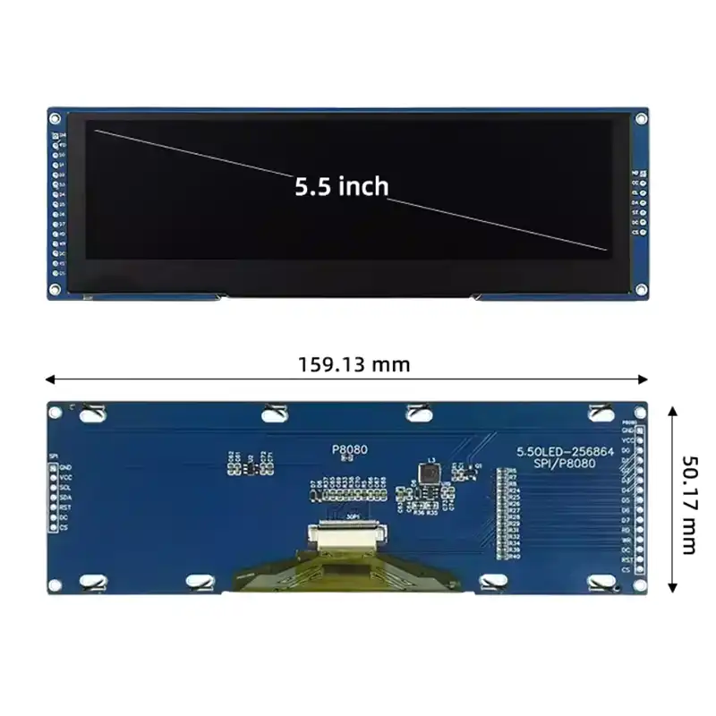 pcb size of 5 inch LCD Screen Module