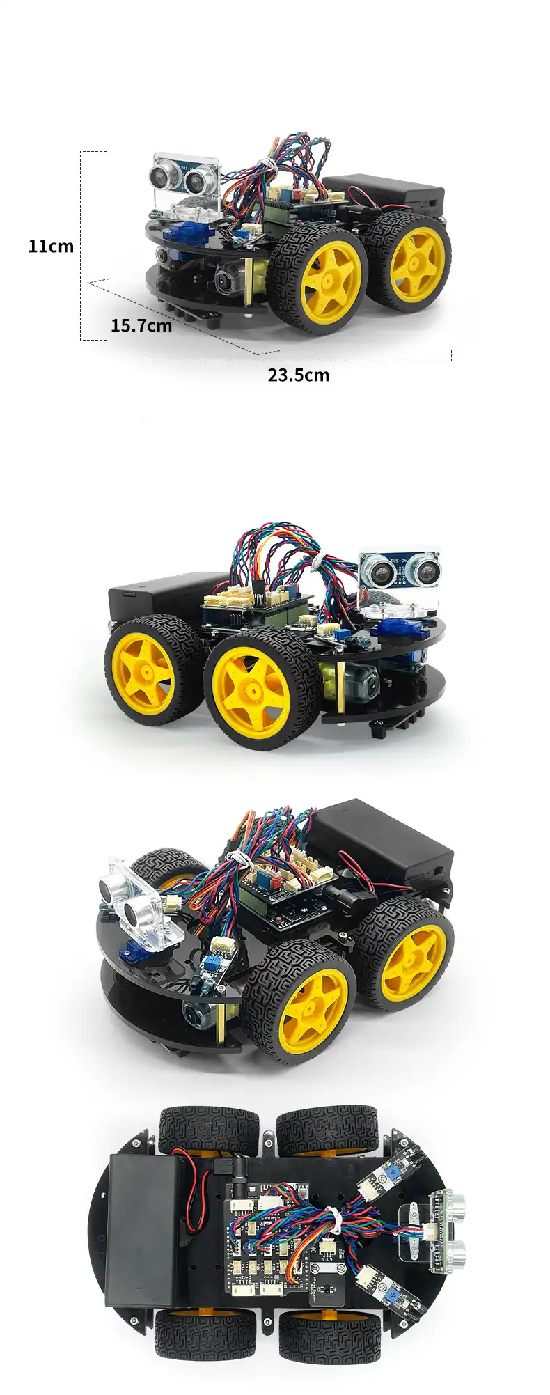 Size of stem robotics for kids