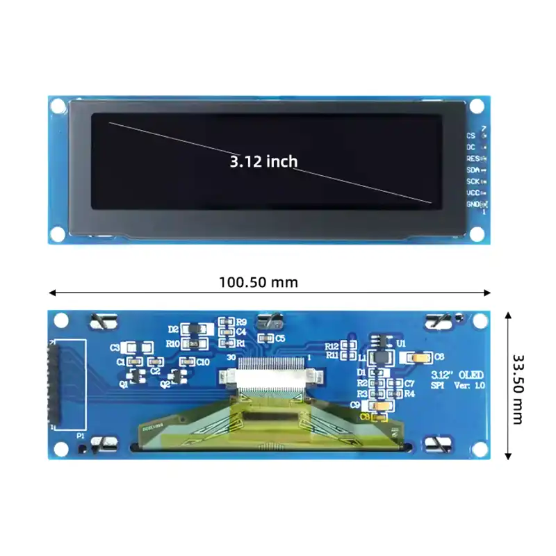 size of this 3 inch lcd screen