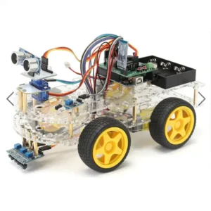 Cmxelcs Ultrasonic Obstacle Avoidance Programmable Robot Car Kit