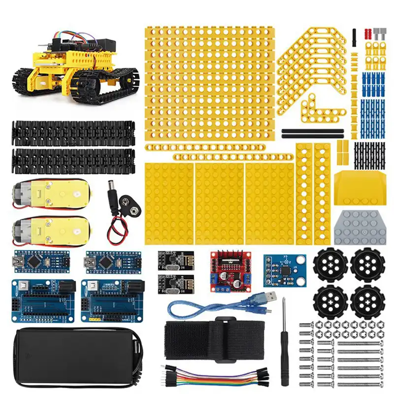 Home 19 Cmxelcs New Tracked Robot Kit for STEM Education